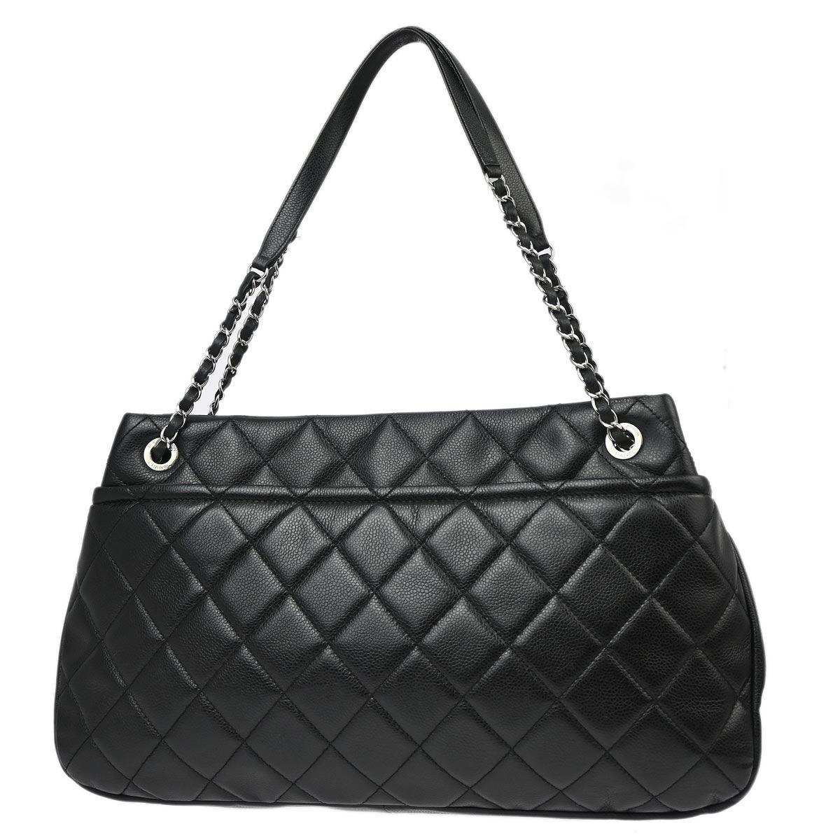 Chanel 2012-2013 Black Caviar Shoulder Tote