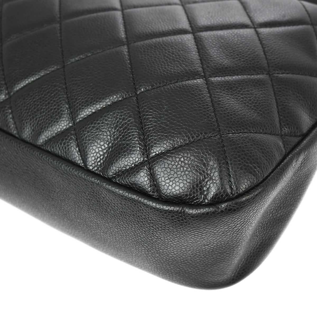 Chanel 2012-2013 Black Caviar Shoulder Tote