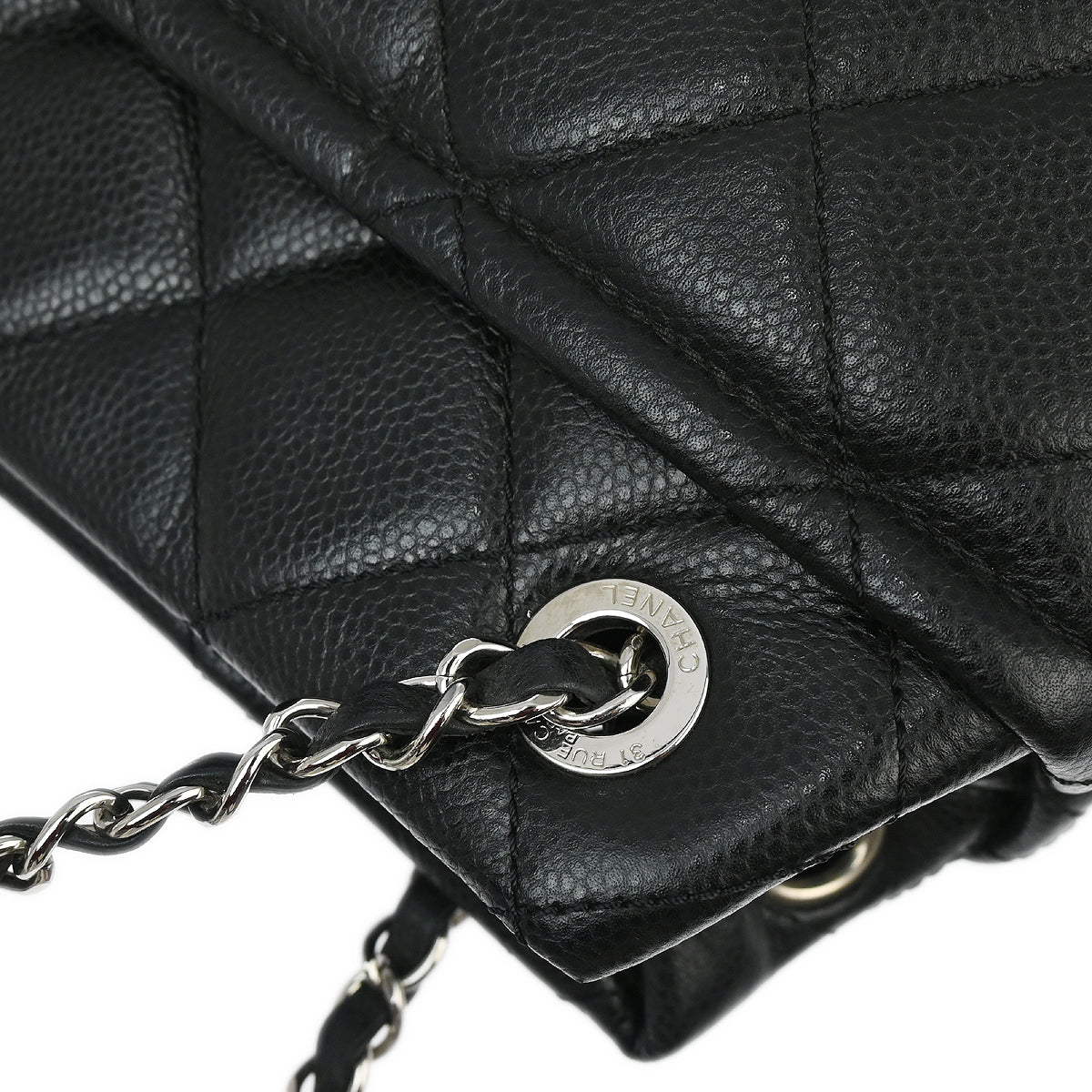 Chanel 2012-2013 Black Caviar Shoulder Tote