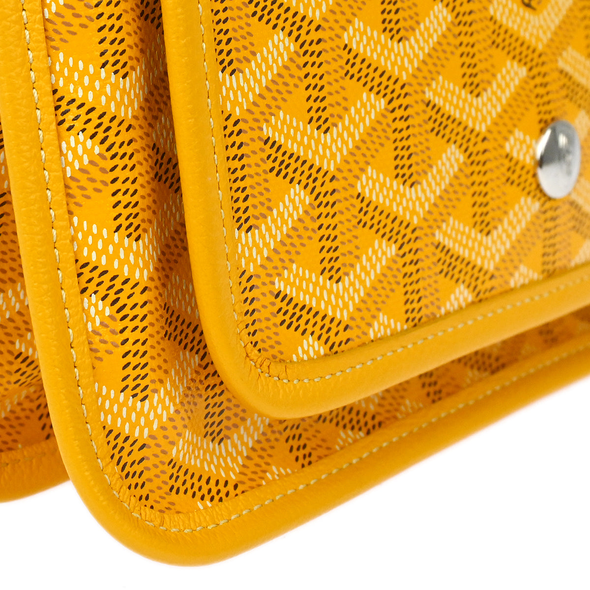 Goyard Yellow Plumet Shoulder Bag Pochette Wallet