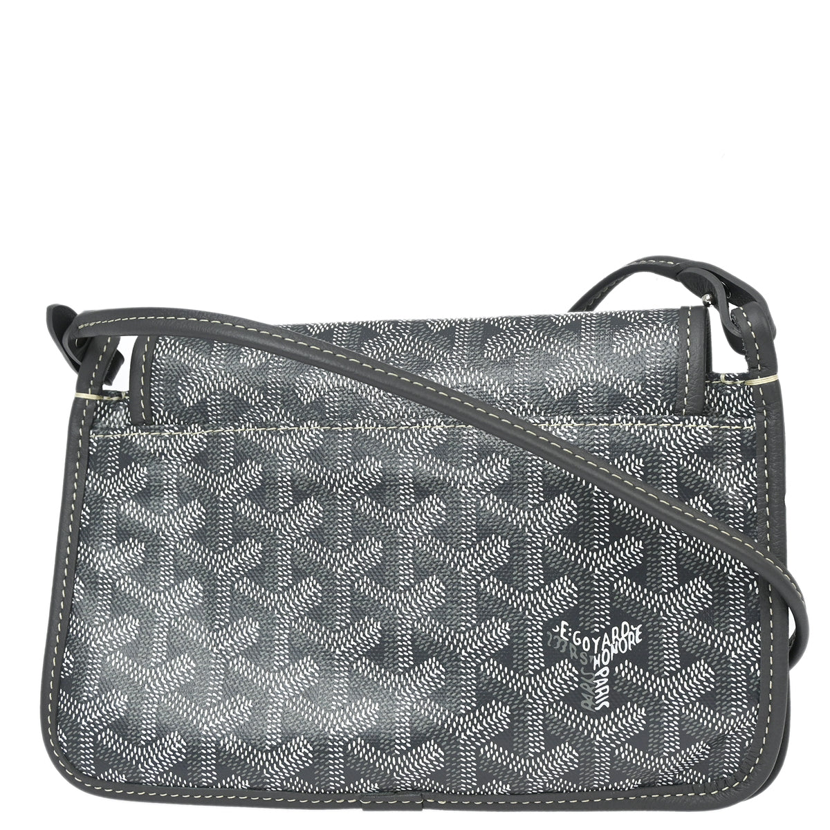 Goyard Gray Plumet Shoulder Bag Pochette Wallet