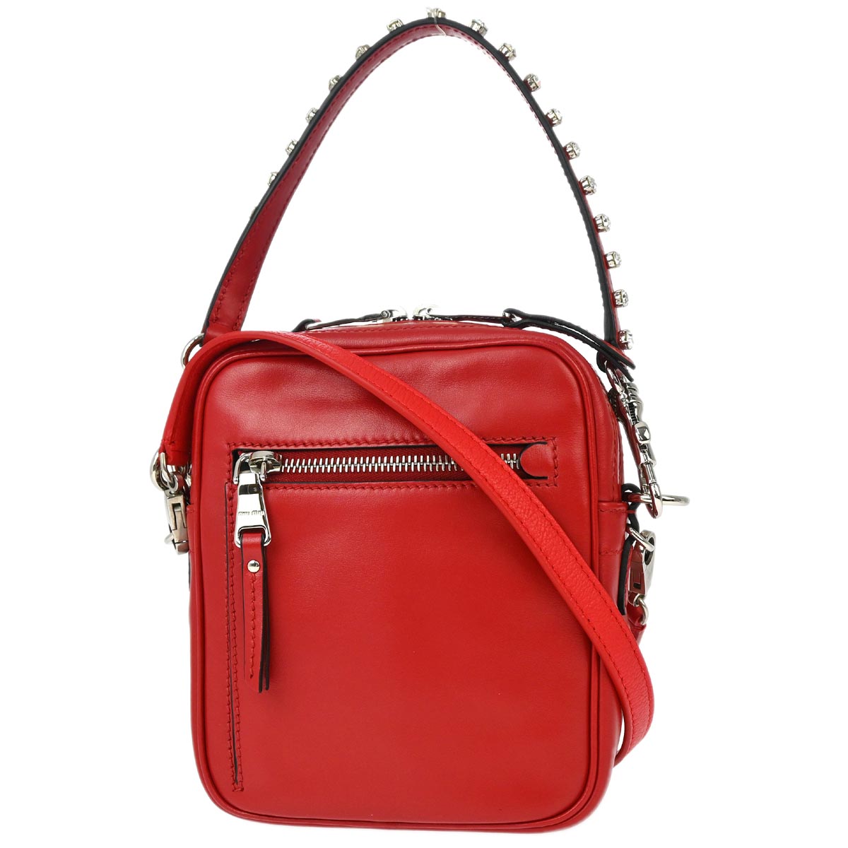 Miu Miu Red Shoulder Handbag