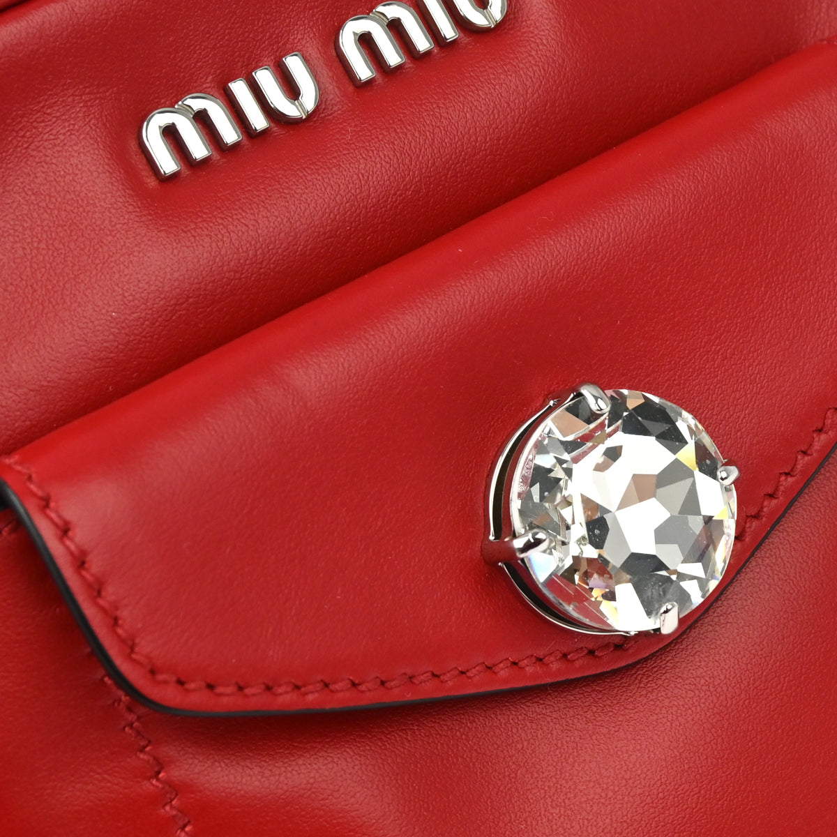 Miu Miu Red Shoulder Handbag