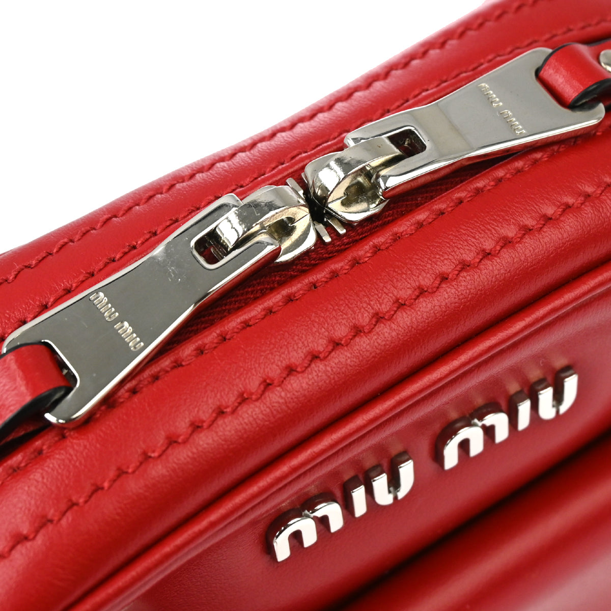 Miu Miu Red Shoulder Handbag