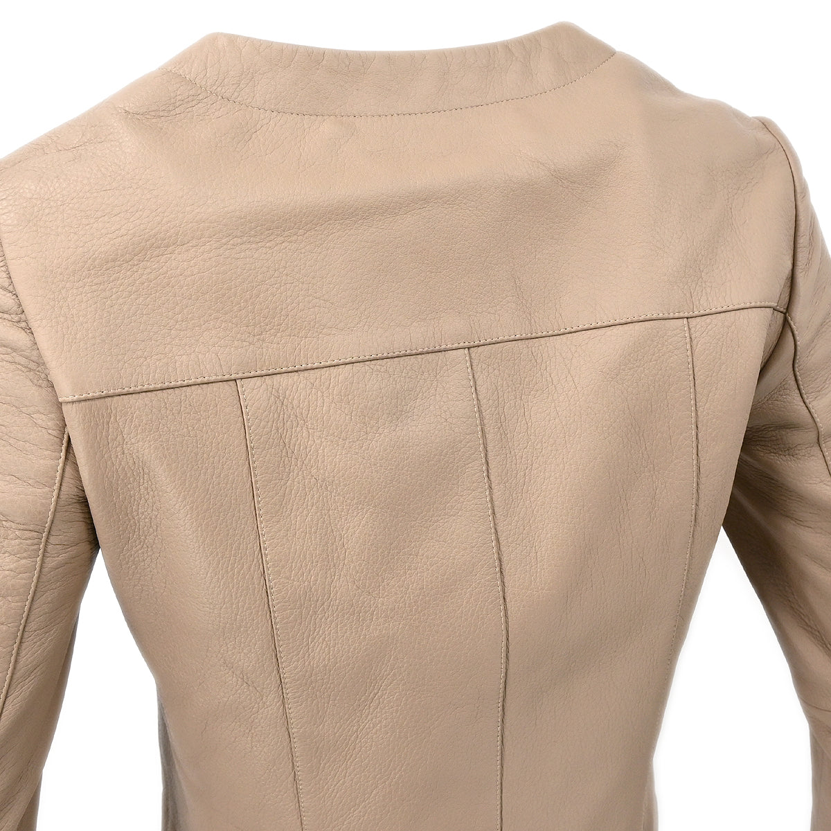 Loewe Collarless Jacket Beige #38