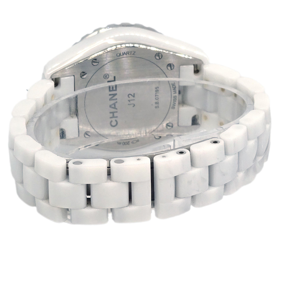 Chanel Ref.H2123 J12 33mm Quartz Watch Ceramic Diamond