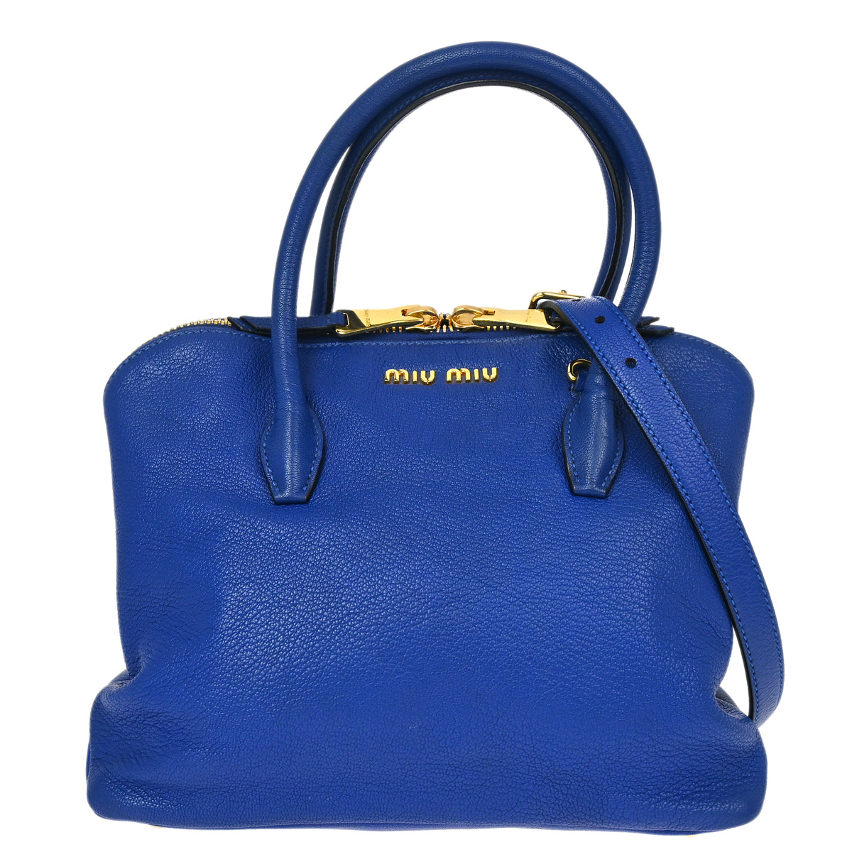 Miu Miu Blue 2way Shoulder Handbag