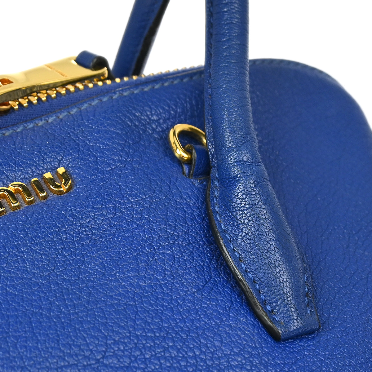 Miu Miu Blue 2way Shoulder Handbag