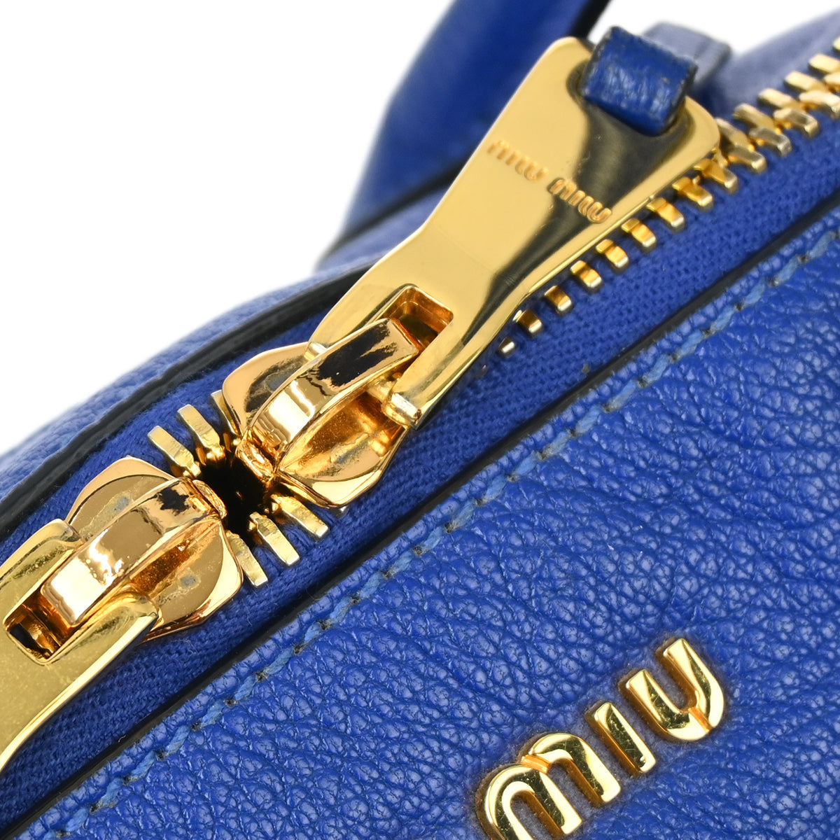 Miu Miu Blue 2way Shoulder Handbag