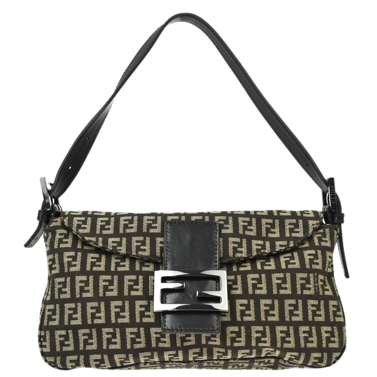 Fendi Brown Zucchino Handbag