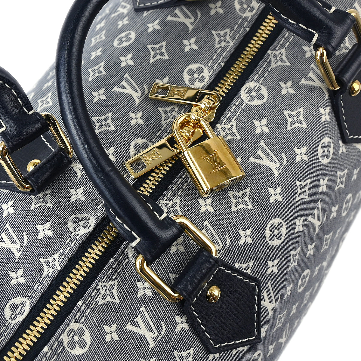 Louis Vuitton 2013 Gray Monogram Idylle Speedy Bandouliere 30 M56703