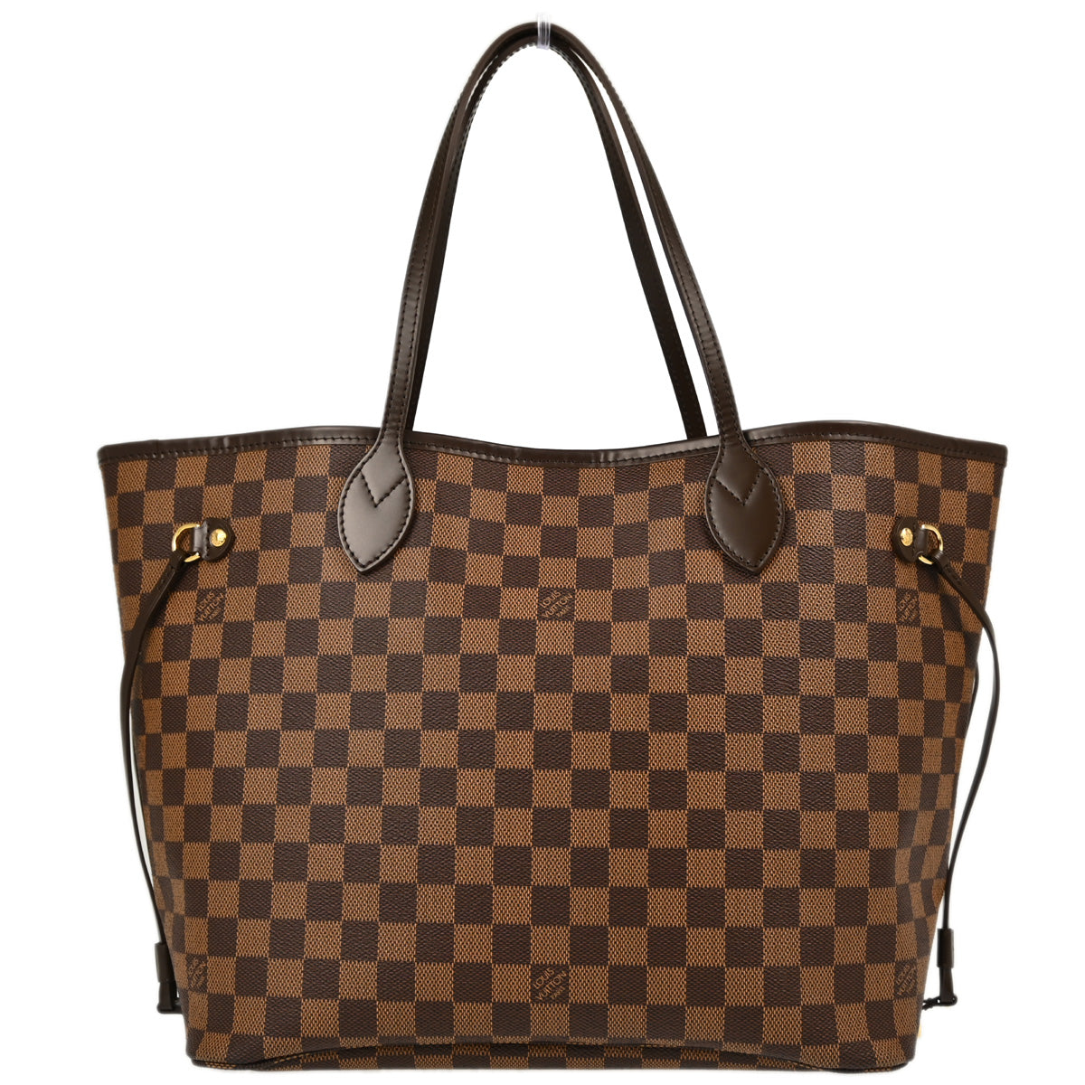 Louis Vuitton 2012 Damier Neverfull MM Shoulder Tote Bag N51105