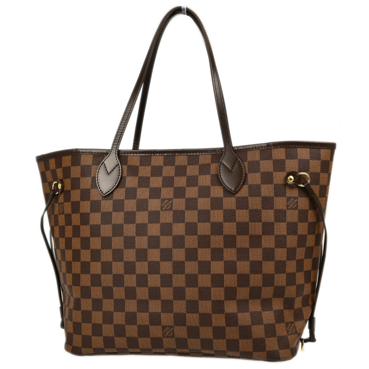 Louis Vuitton 2012 Damier Neverfull MM Shoulder Tote Bag N51105