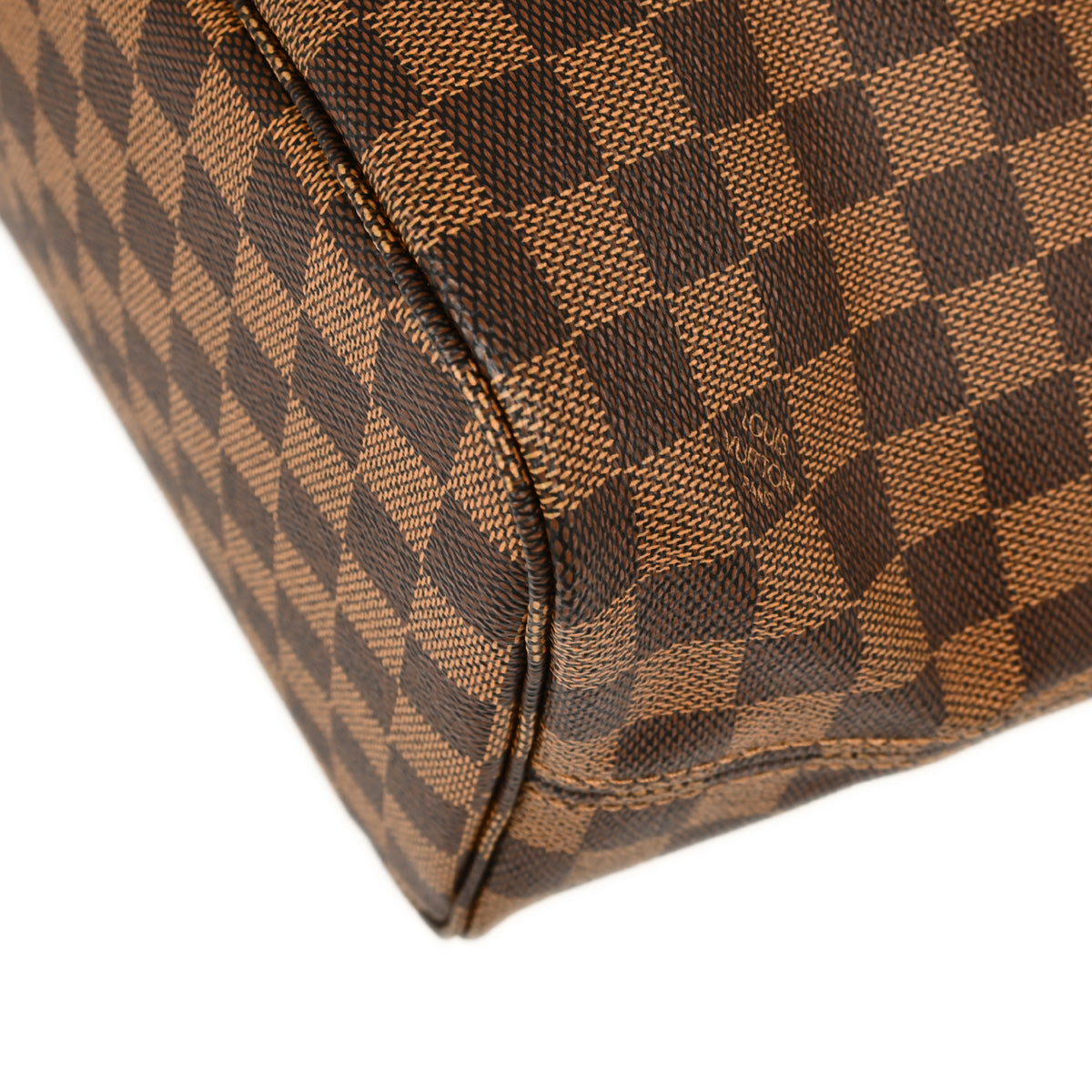 Louis Vuitton 2012 Damier Neverfull MM Shoulder Tote Bag N51105