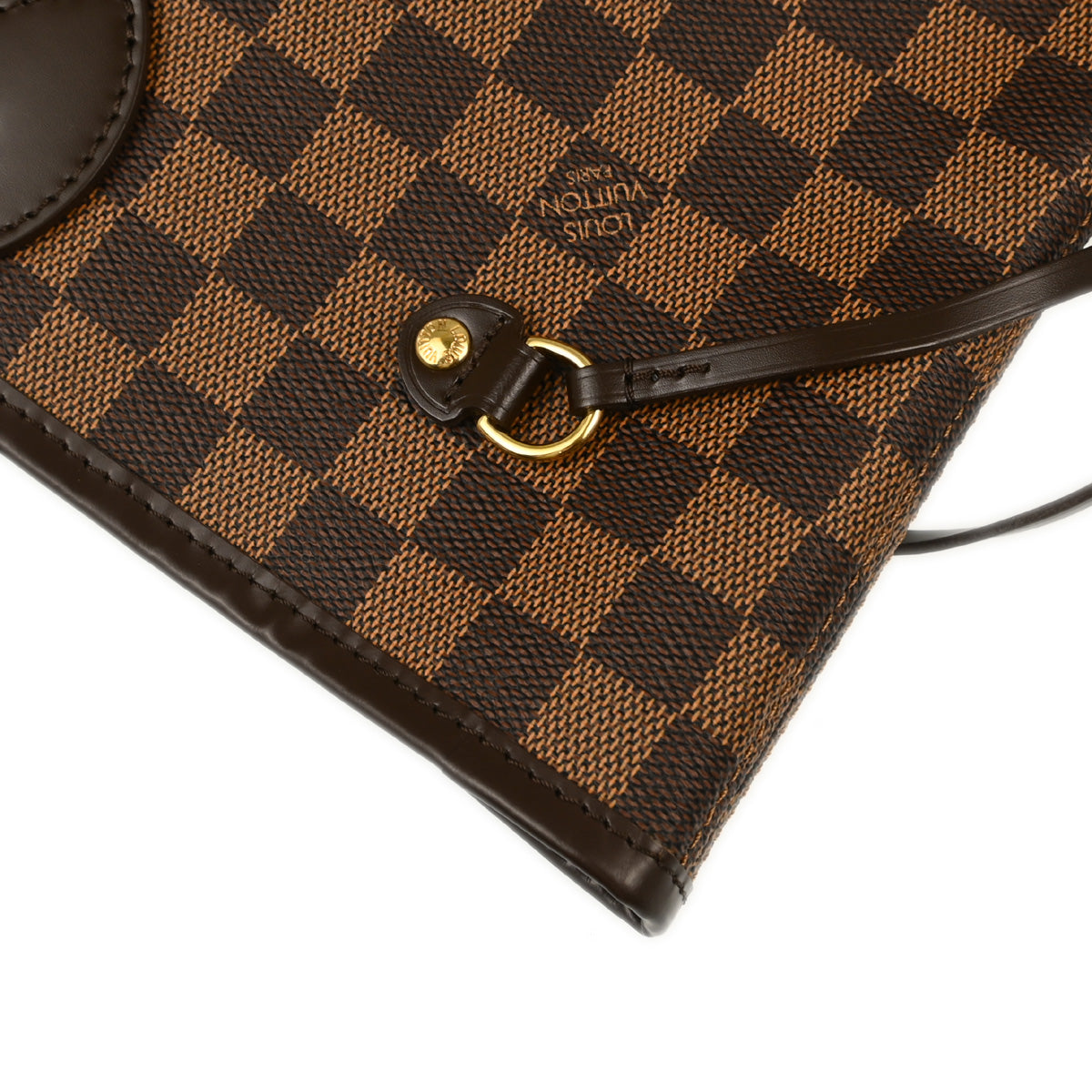 Louis Vuitton 2012 Damier Neverfull MM Shoulder Tote Bag N51105