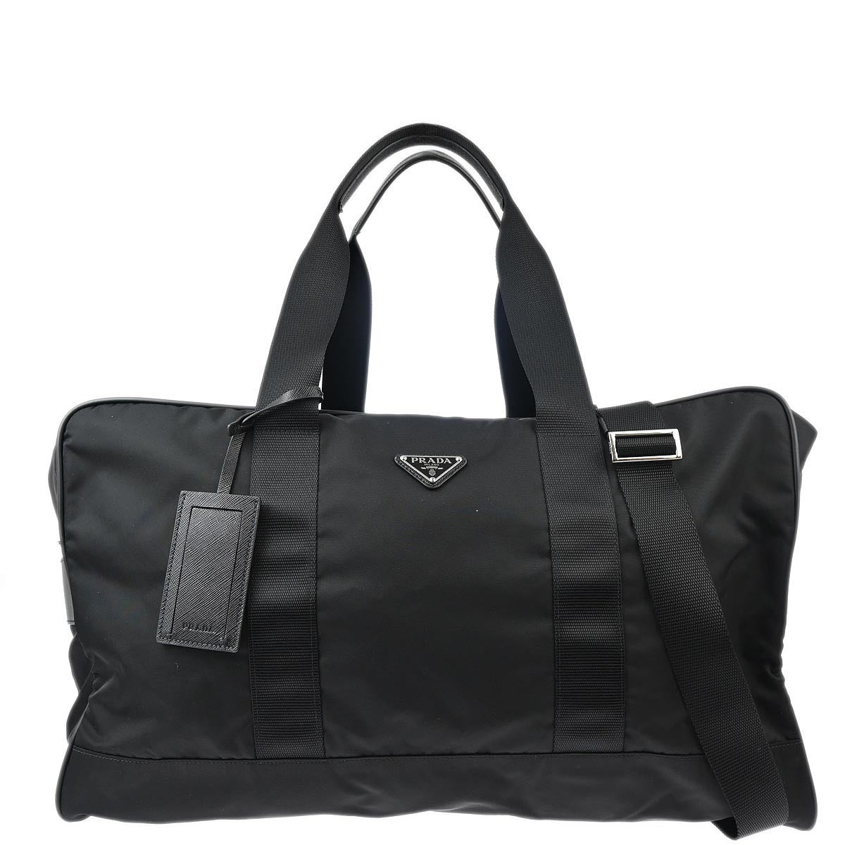 Prada Black Nylon 2way Shoulder Handbag