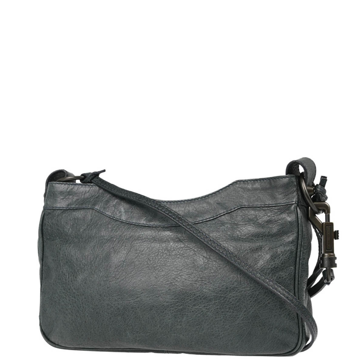 Balenciaga Gray Leather The Hip Shoulder Bag