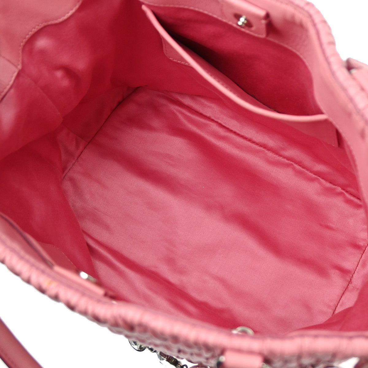 Miu Miu Pink Leather Matelasse 2way Shoulder Handbag