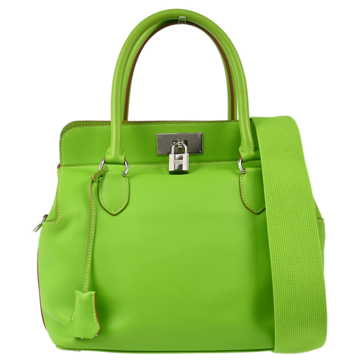 Hermes 2012 Green Swfit Toolbox 26 2way Handbag