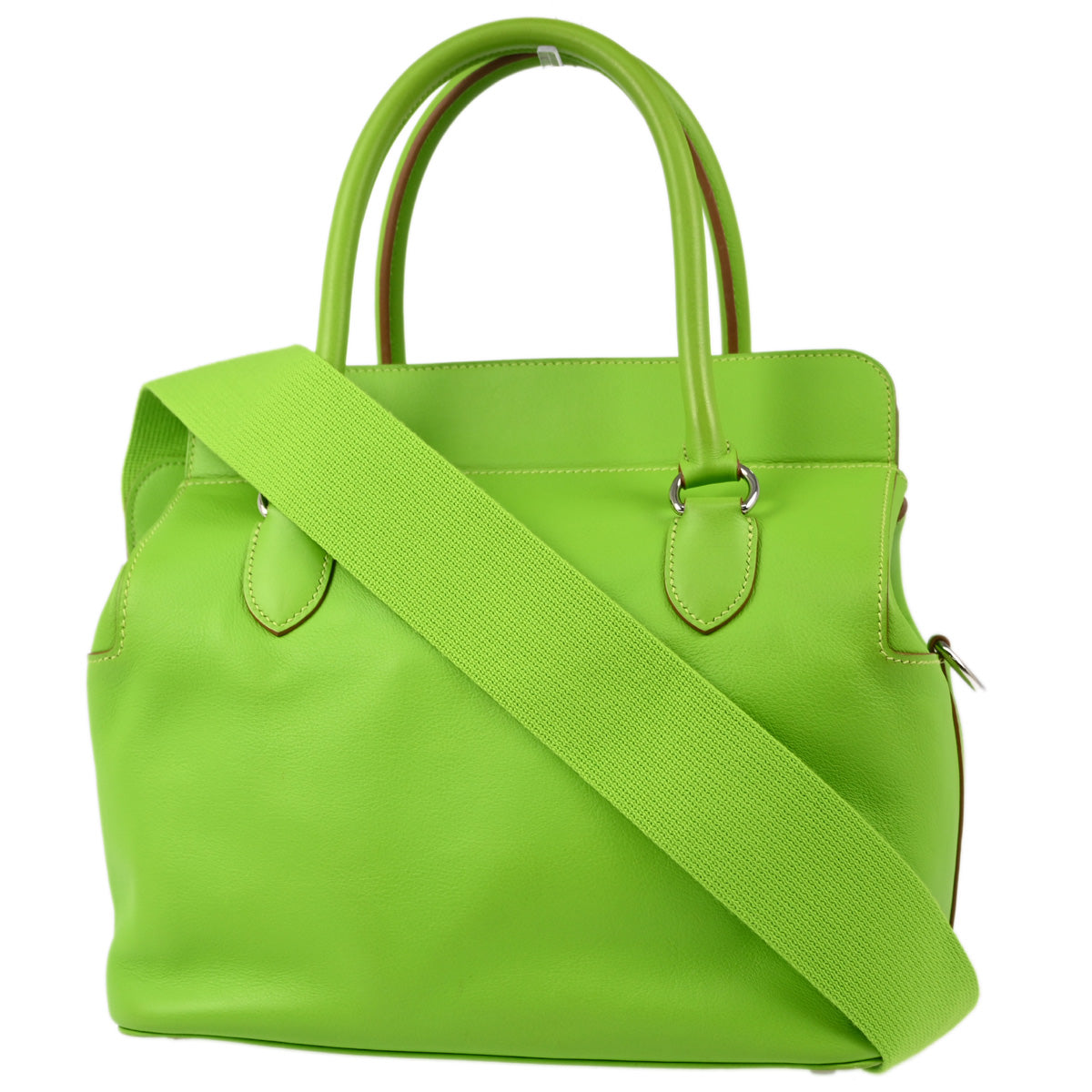 Hermes 2012 Green Swfit Toolbox 26 2way Handbag