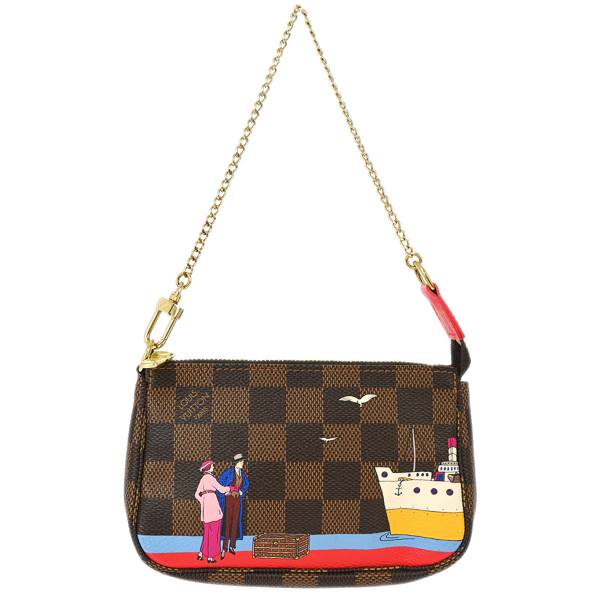 Louis Vuitton 2016 Damier Mini Pochette Accessoires Handbag N41667