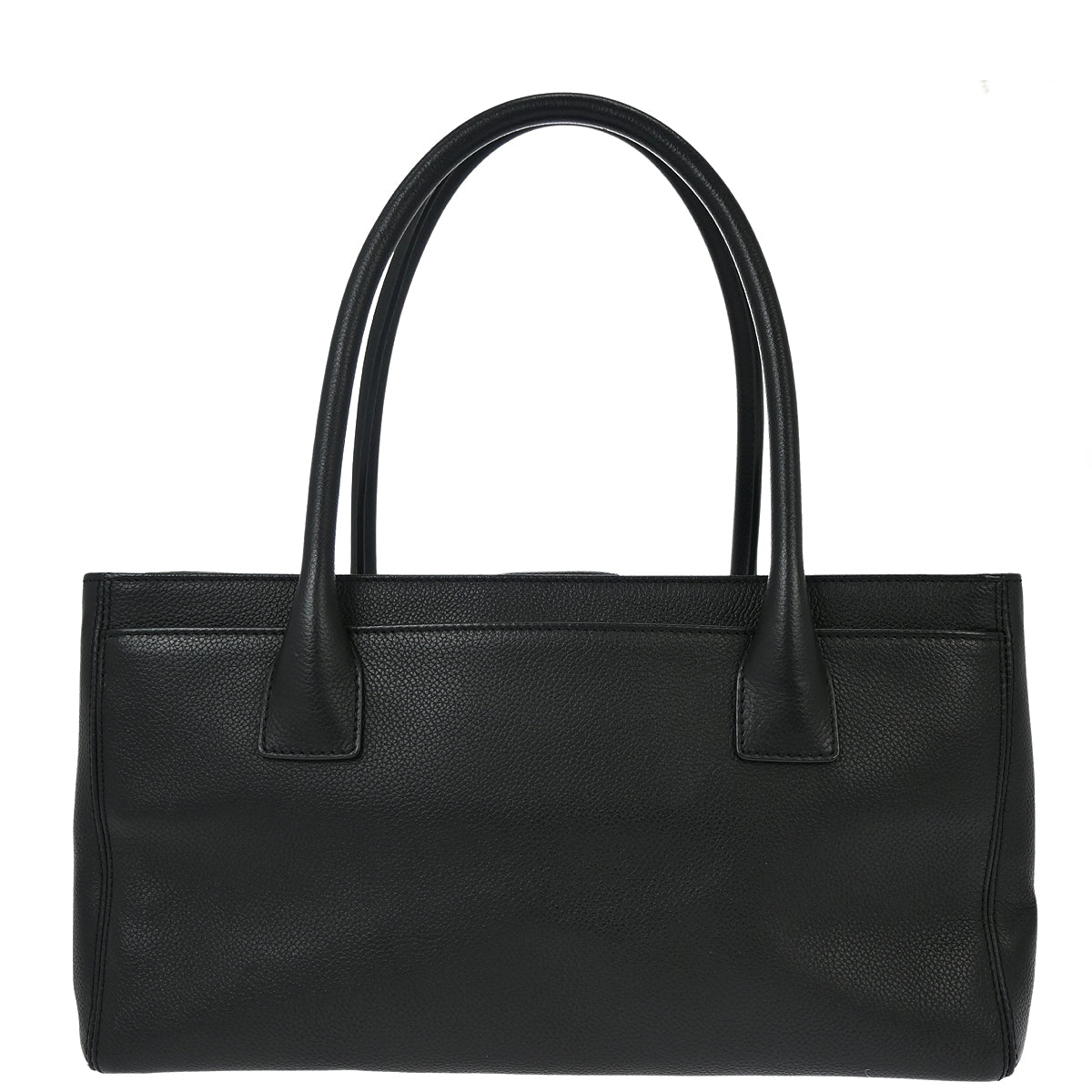 Chanel 2013-2014 Black Calfskin Executive Cerf Tote Bag