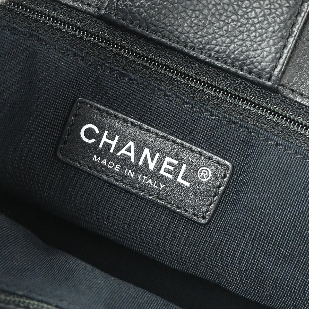 Chanel 2013-2014 Black Calfskin Executive Cerf Tote Bag