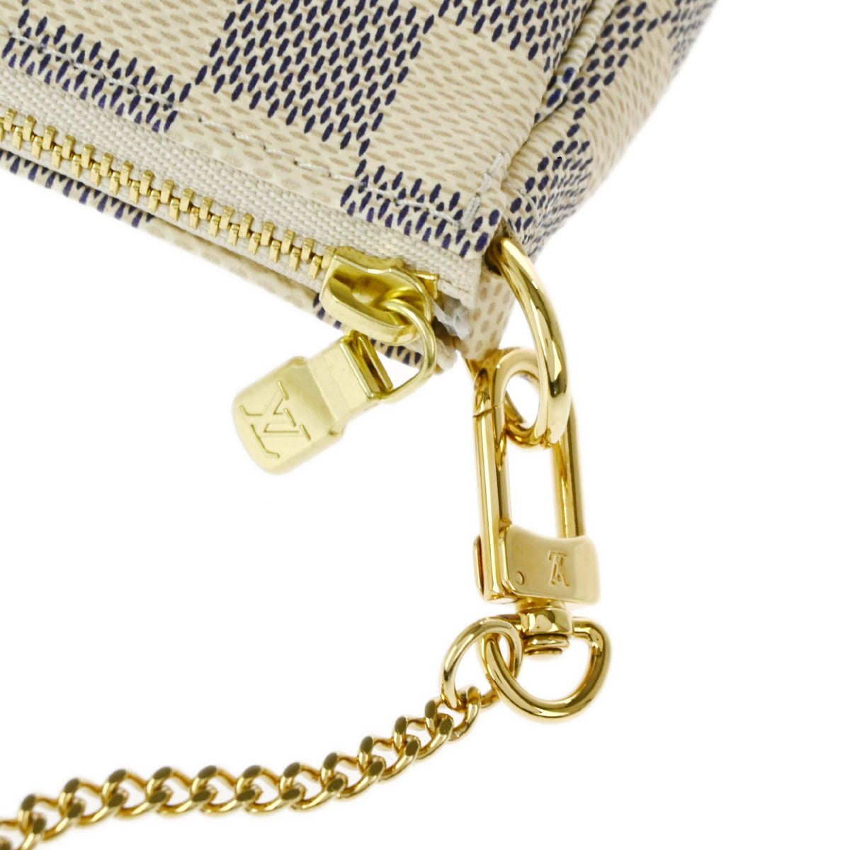 Louis Vuitton Damier Azur Mini Pochette Accessoires Handbag N58010