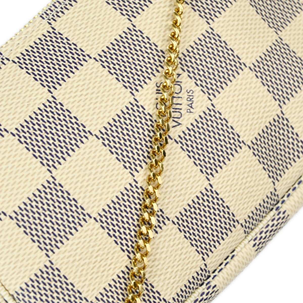 Louis Vuitton Damier Azur Mini Pochette Accessoires Handbag N58010