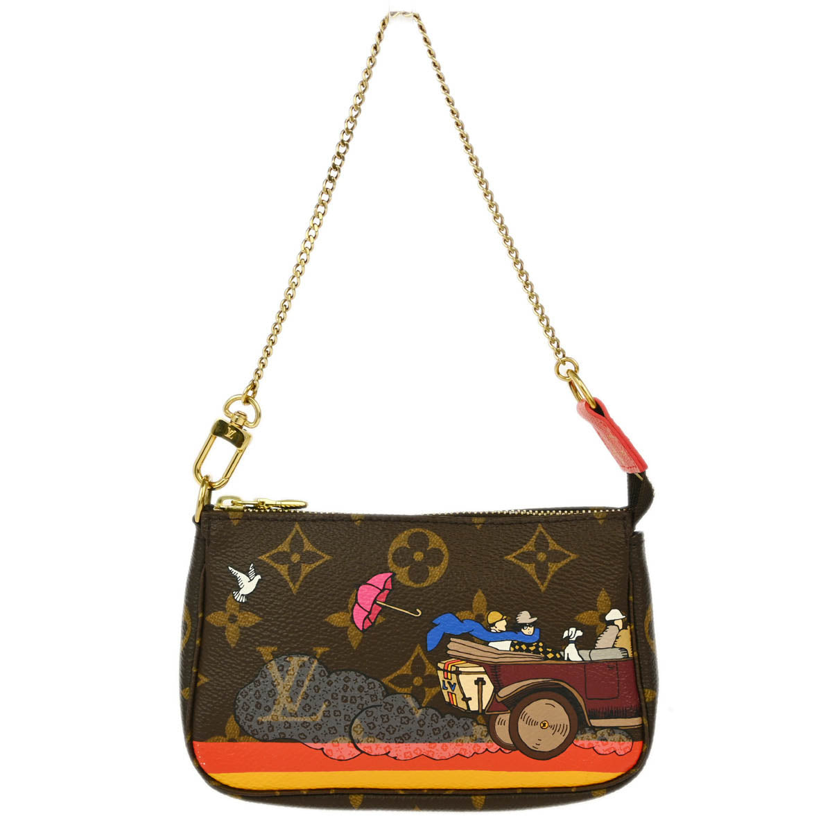 Louis Vuitton 2015 Monogram Mini Pochette Accessoires Handbag M41655