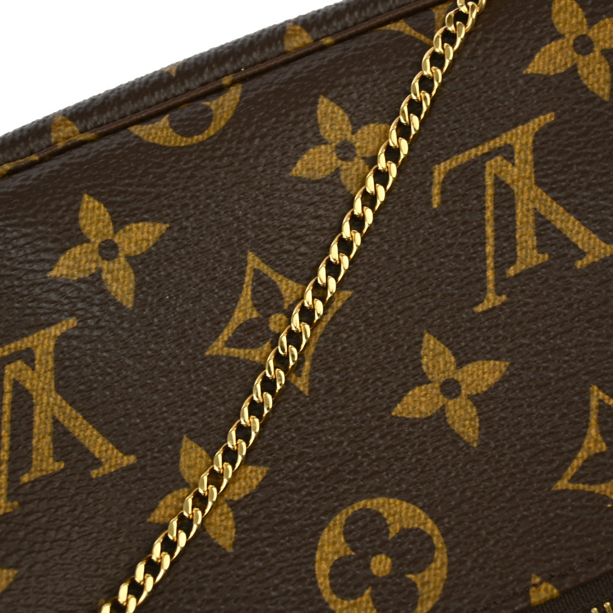 Louis Vuitton 2015 Monogram Mini Pochette Accessoires Handbag M41655