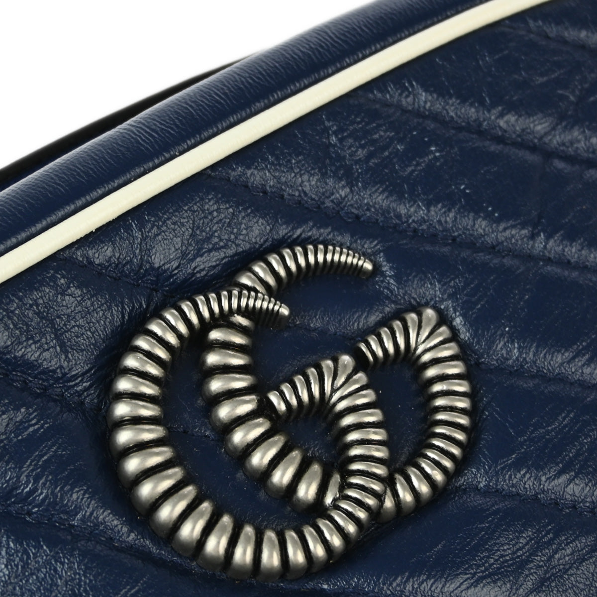 Gucci Navy Marmont Shoulder Bag