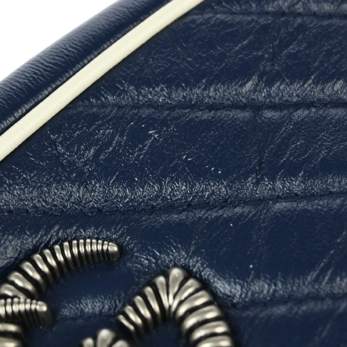 Gucci Navy Marmont Shoulder Bag