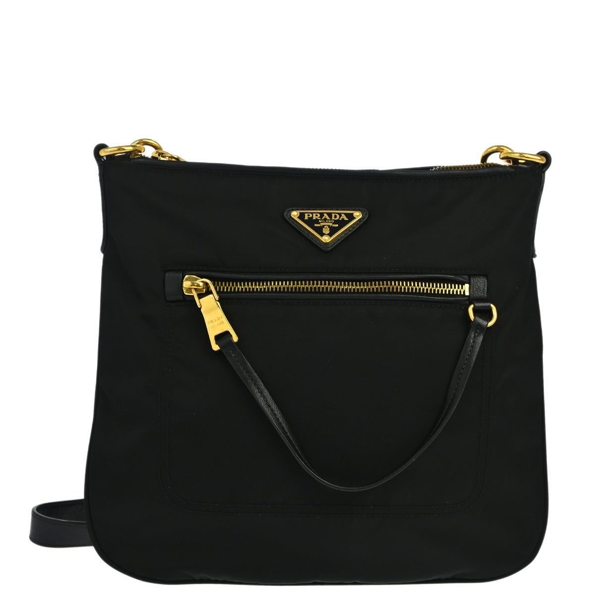 Prada Black Nylon Shoulder Bag