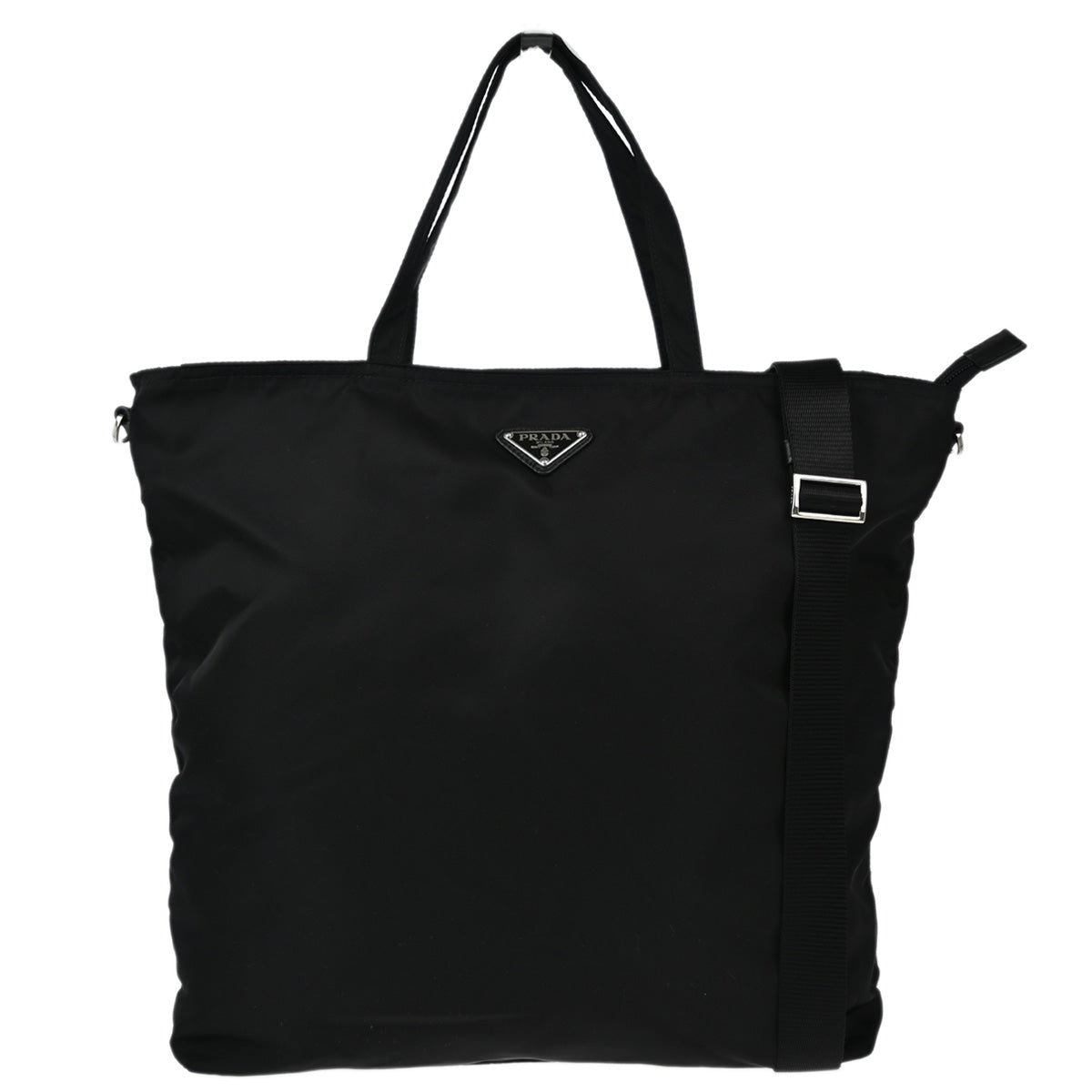 Prada Black Nylon 2way Shoulder Tote Handbag