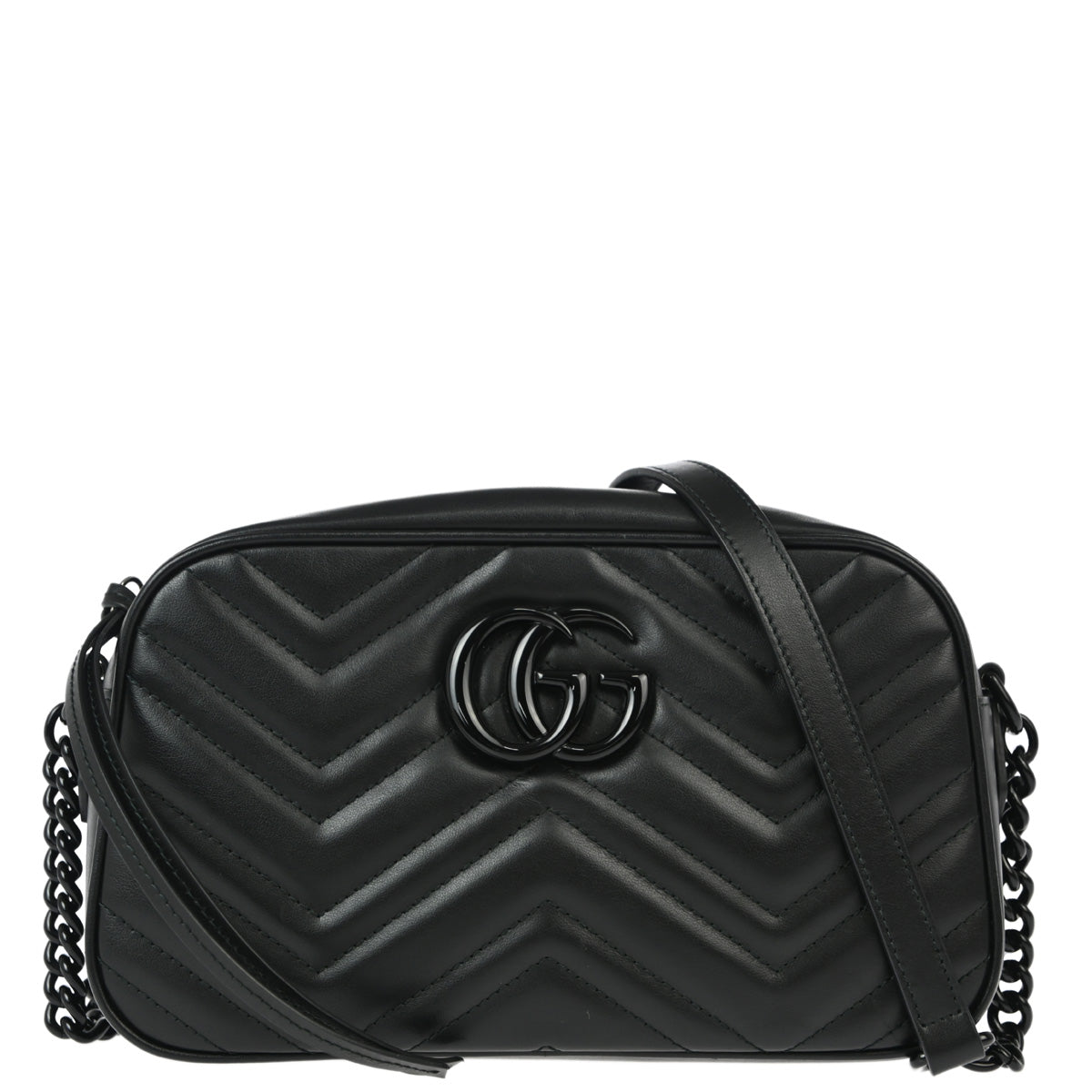 Gucci Black Marmont Shoulder Bag