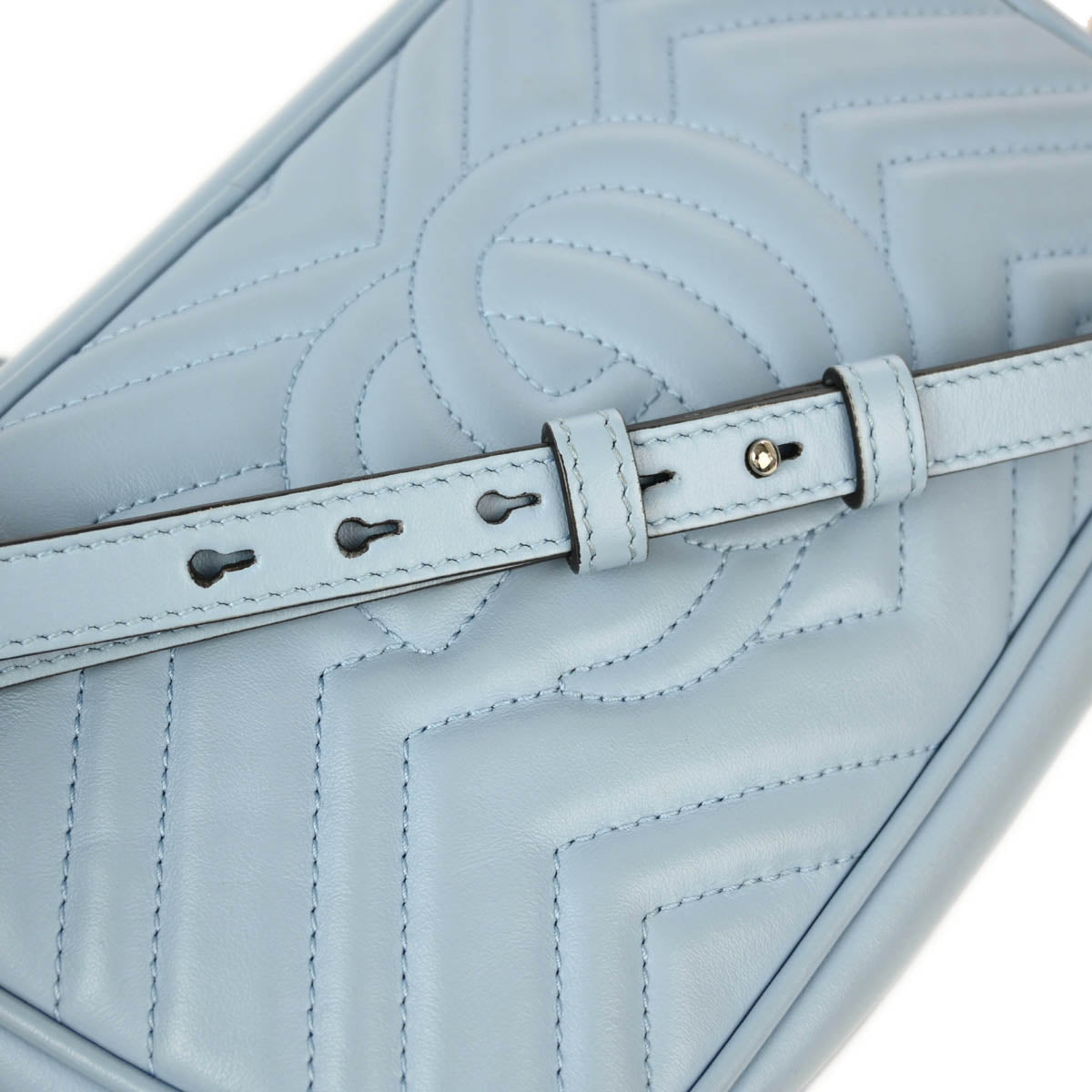 Gucci Light Blue Marmont Shoulder Bag