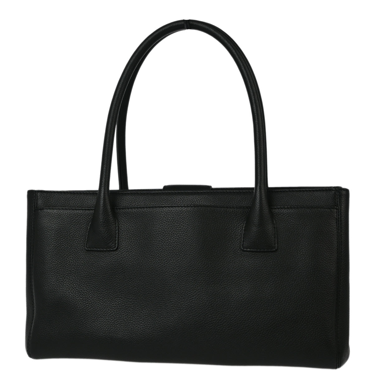 Chanel 2012-2013 Black Calfskin Executive Cerf Tote Bag