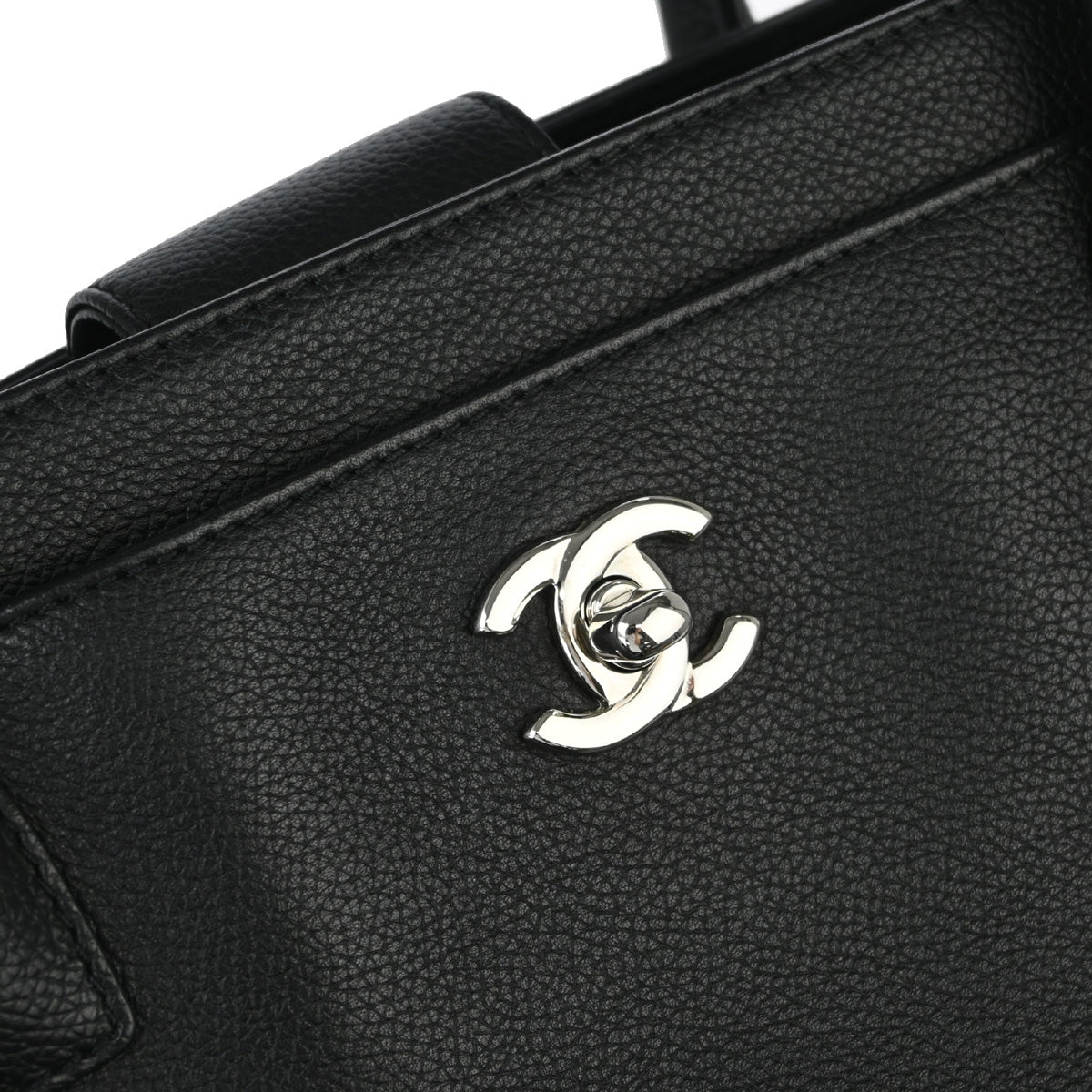 Chanel 2012-2013 Black Calfskin Executive Cerf Tote Bag