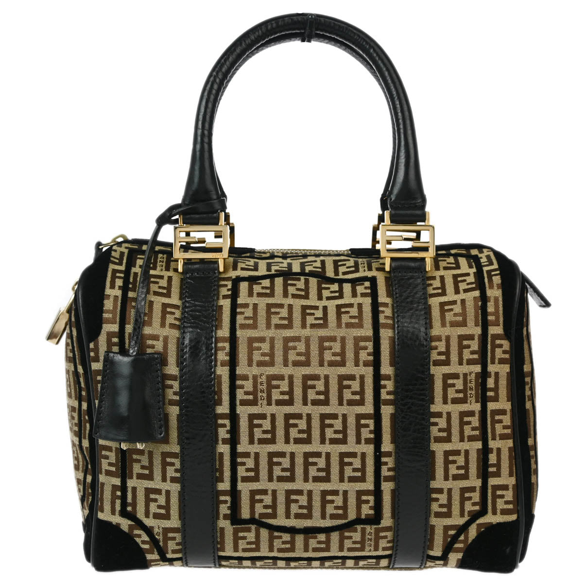 Fendi Brown Zucchino Handbag