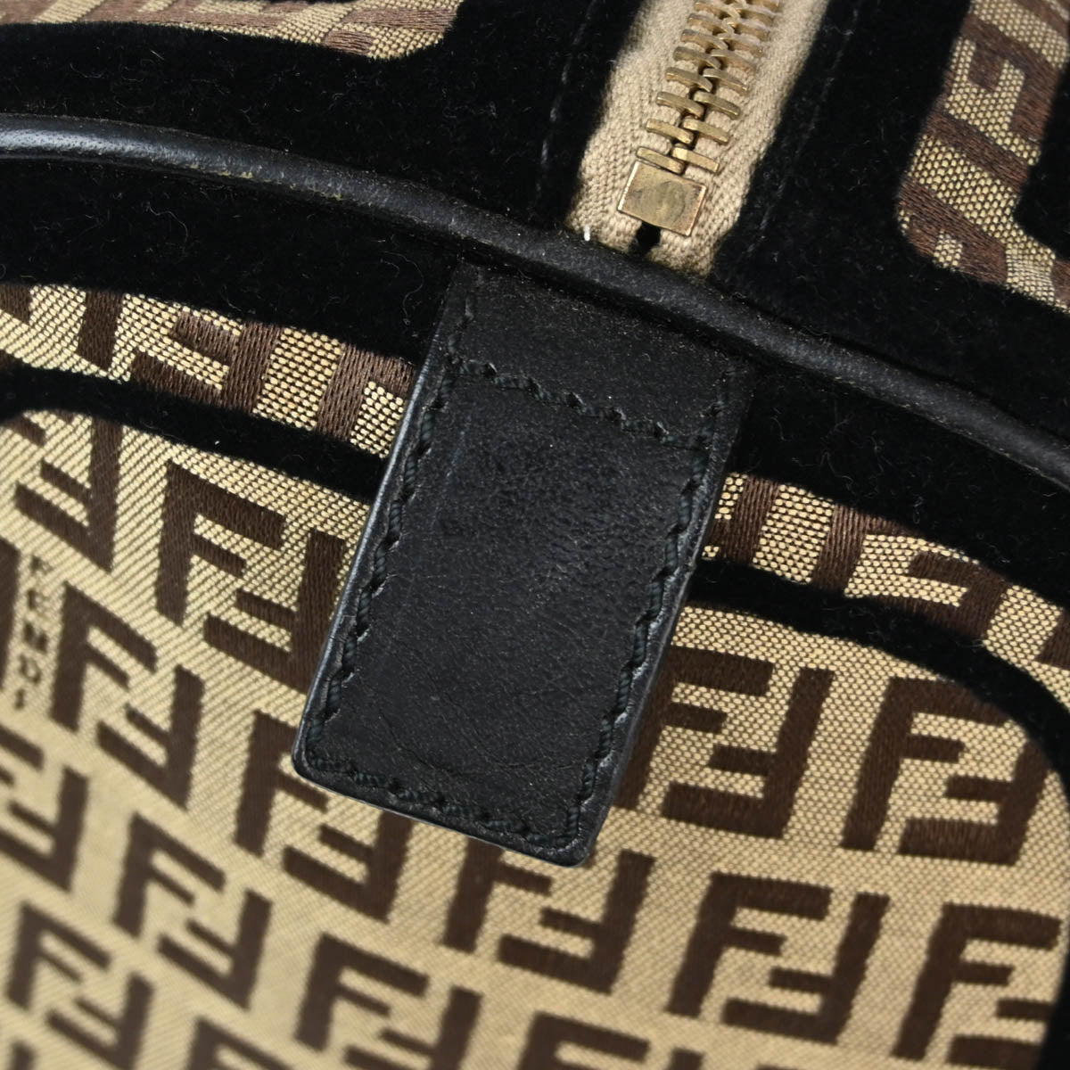 Fendi Brown Zucchino Handbag