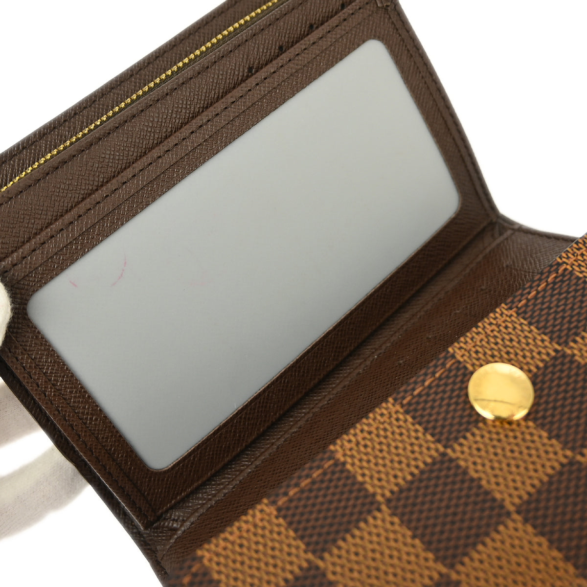 Louis Vuitton 2010 Damier Portefeuille Alexandra Wallet N63067