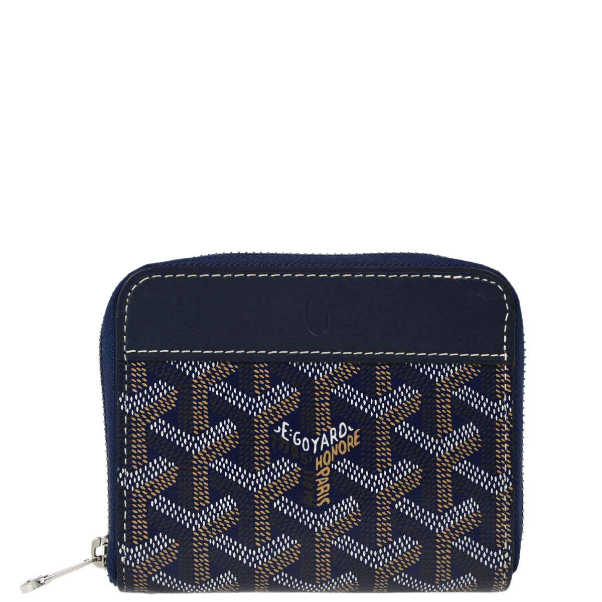 Goyard Navy Matignon PM Wallet