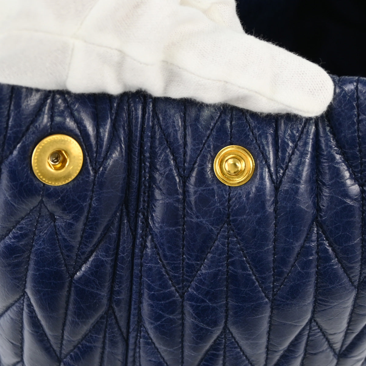 Miu Miu Navy 2way Shoulder Handbag