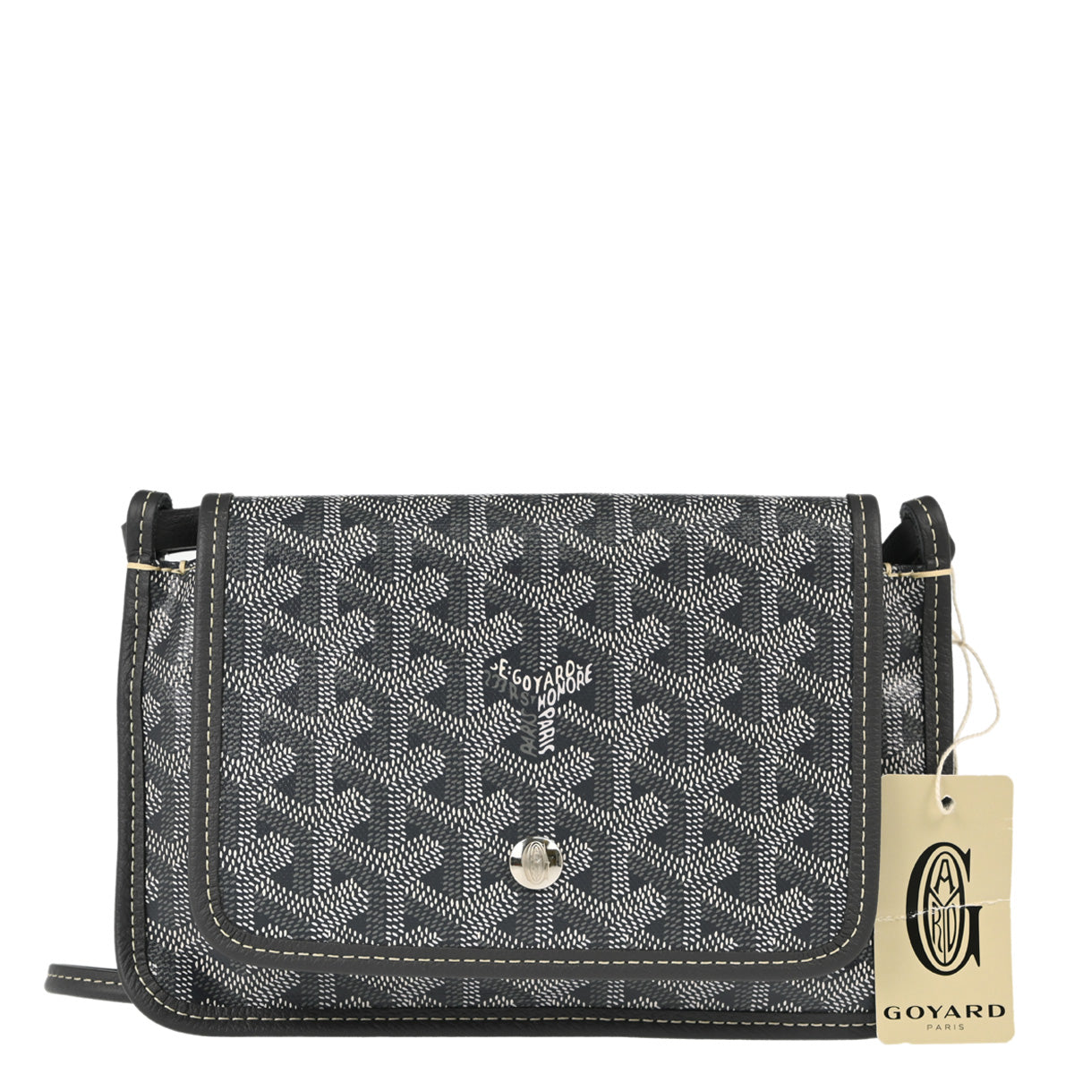 Goyard Gray Plumet Shoulder Bag Pochette Wallet