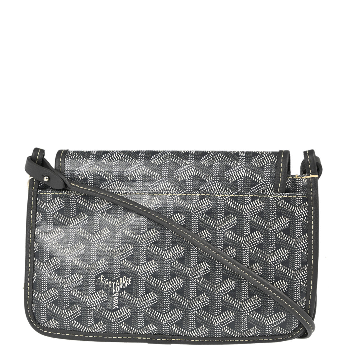 Goyard Gray Plumet Shoulder Bag Pochette Wallet