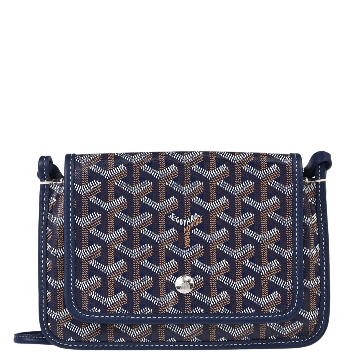 Goyard Navy Plumet Shoulder Bag Pochette Wallet