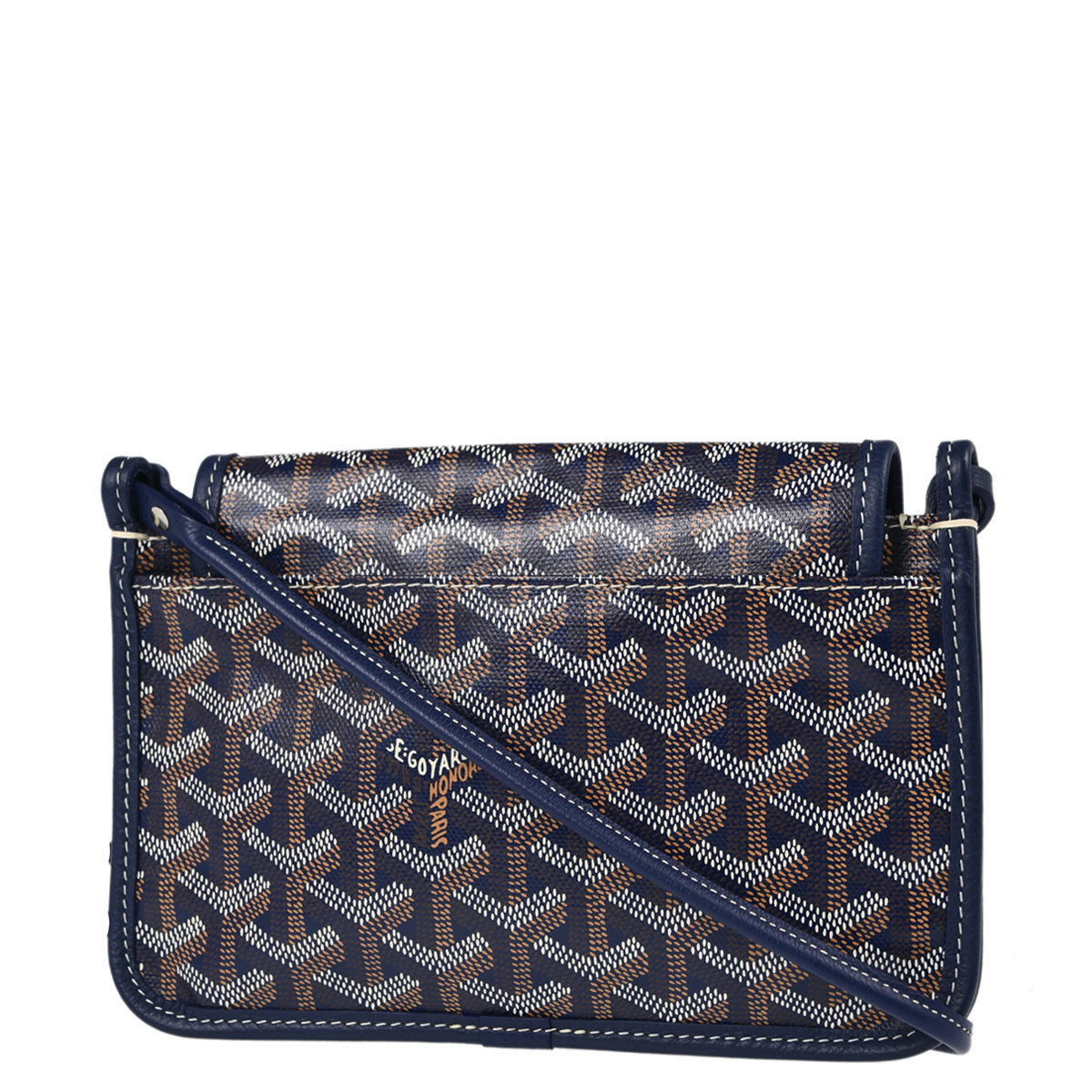 Goyard Navy Plumet Shoulder Bag Pochette Wallet