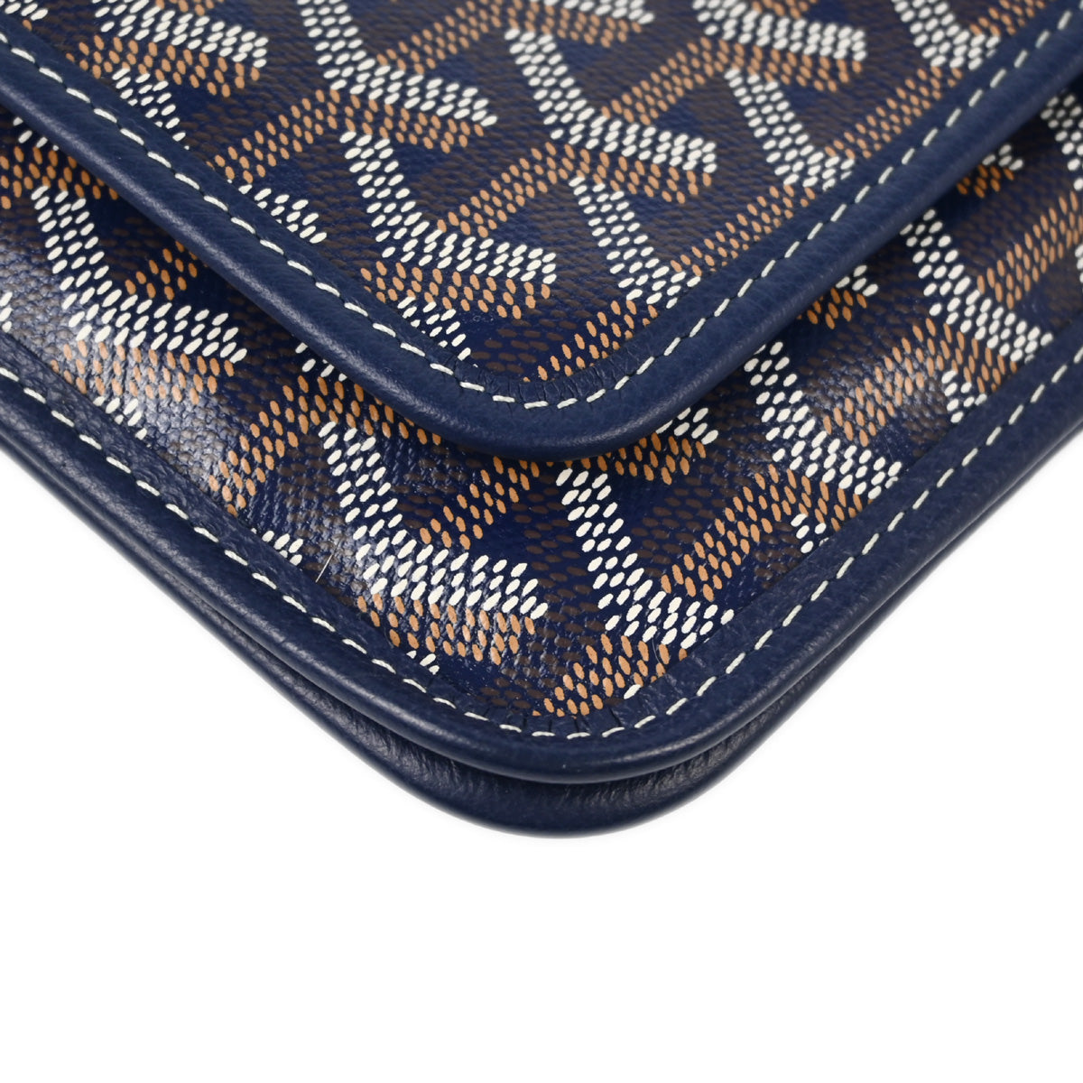 Goyard Navy Plumet Shoulder Bag Pochette Wallet