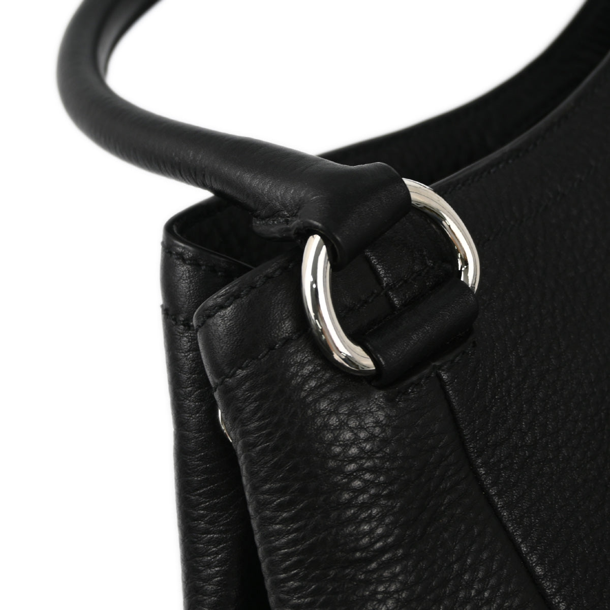 Prada Black Leather 2way Shoulder Tote Handbag